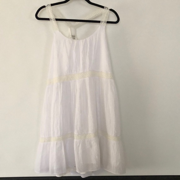 Madewell embroidered dress 👗 white Med NWOT - Picture 2 of 8